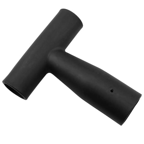 Ergonomic T Shaped Spade Handle Replacement Grip Fits 35mm Inner Diameter Plastic Shovel Handle For Standard Garden Spades Rakes And Forks Black Durable Easy Grip Tool Accessory, black plastic