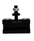 Heavy Duty Oversize Turning Facing Tool Holder For Wedge Type Quick Change Metal Lathe Post Up To 12 Inch Swing, black steel holder.