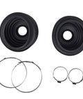 Intermediate Steering Shaft Coupler Boot For Easy Install Replacement Boot Kit components showing two boots and clamps.