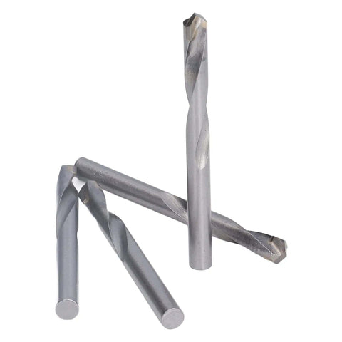 Four 8mm twist drill bits from the 10Pcs Twist Drill Bits Set, Straight Shank Tungsten Steel End Mill Kit, High Efficiency Cutter