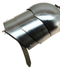 Medieval Pauldron Set Dope Plate Armor Carbon Steel Real Adult Size Arm Shoulder Pauldrons For Larp Cosplay And Roleplay Dope Vintage Home Decor Gift Today side view