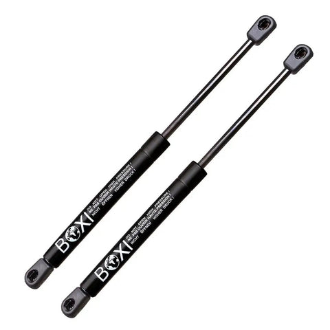 10 Inch 35Lb Tough As Nails Gas Struts 2 Pack Lift Support Shocks with black shafts for toolbox lids and boat storage.