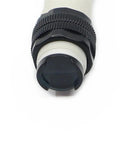 Close-up of ER18-DS30C1 Photoelectric Sensor E3f Electric Switch durable connector, designed for heavy duty industrial applications.