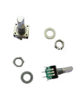 Multi Turn Rotary Encoder With Push Switch For Precise Digital Tuning And Menu Navigation, 24 PPR, Durable CW CCW Rotation