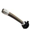 All Metal PAX Fill Hose Spout Nozzle For Capless Fuel Tanks with aluminum fittings and stainless steel hose