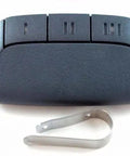 Slick Three Button Multi Frequency Garage Door Remote With Security 2.0 Rolling Code MyQ Compatible, faux leather grip