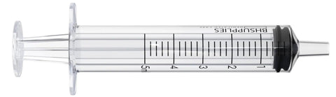 5mL Sterile Luer Slip Syringes Bulk Case, Individually Wrapped, 1600 Count Across 16 Boxes Of 100, Great For Medical, Lab, Or Veterinary Use, Precise Dosing, Hygienic, Easy Draw And Safe Handling. Clear 5mL sterile luer slip syringe with printed scale