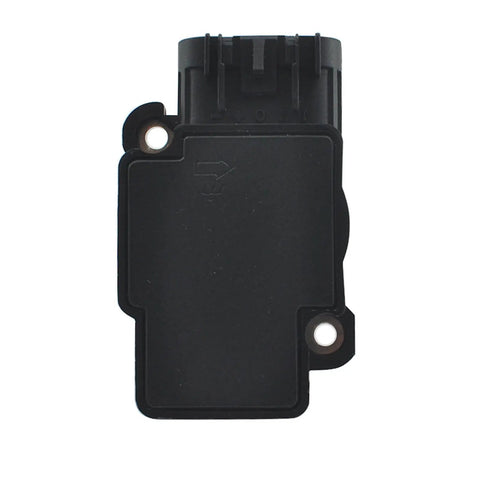 Mass Air Flow Sensor Replacement For Silverado 1500 2500 3500 HD Tahoe Suburban 1500 2500 Avalanche 2009 2015 MAF Sensor Plug And Play For Smooth Idle And Beefed Up Acceleration, black plastic front view