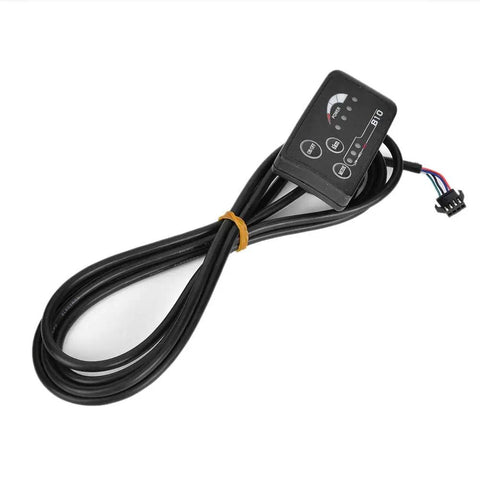 Five Wire 810 LED Display For Electric Bike With Control Panel Ebike Dashboard Readout Replacement Display 810 For Electric Bicycles And Ebikes High Visibility Easy Install Upgrade