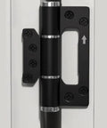 Heavy Duty Hydraulic Door Hinge With Automatic Close And Adjustable Speed Settings Crafted From Rust Proof Aluminum Alloy, close-up view.