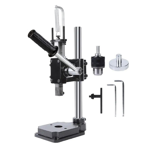 Boss Level Heavy Duty Leather Hole Puncher Hand Punch Tool With Ductile Iron Base And Square Head Arbor Press for DIY leather crafting.