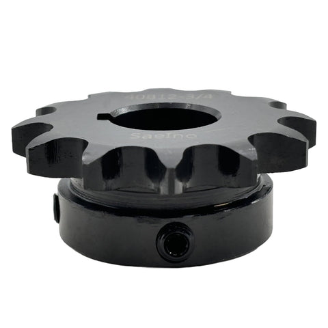 Twelve Tooth Roller Chain Sprocket Type B With Three Quarter Inch Bore Hardened 1045 Carbon Steel Drive Sprocket