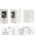 Heavy Duty 1500W VFD Inverter For 110V And 220V Motors With Smooth Speed Control Variable Drive And Rugged Industrial Performance Plug Play Setup Ensuring Long Term Operation For Heavy Workloads And Motor Compatibility Anywhere You Go Today front view and specs