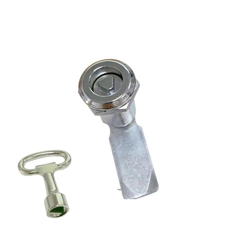 Keyed Zinc Alloy Quarter Turn Cam Lock Set For Cabinets Factory Direct 10mm Height Waterproof And Rustproof Reversible Stop Cam