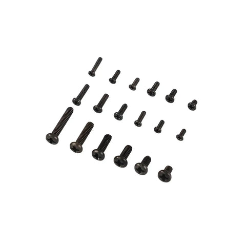 Mini Screw And Nut Repair Kit For Laptops Phones Glasses And Small Gadgets Assorted Tiny Screws And Matching Mini Nuts With Smooth Threads For Stable Install Compact Storage Box For Easy Sorting Ideal For Daily DIY Maintenance, black metal screws