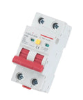 Pro Grade Heavy Duty Two Pole Residual Current Circuit Breaker With Ironclad 30mA, 230V, 16 Amps, compact design, residential use.
