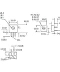 Technical schematic of 3386P Trim Potentiometer Kit With Knob 1K 10K 50K 100K Ohms 3 Pin Trimpot Potentiometer dimensions.