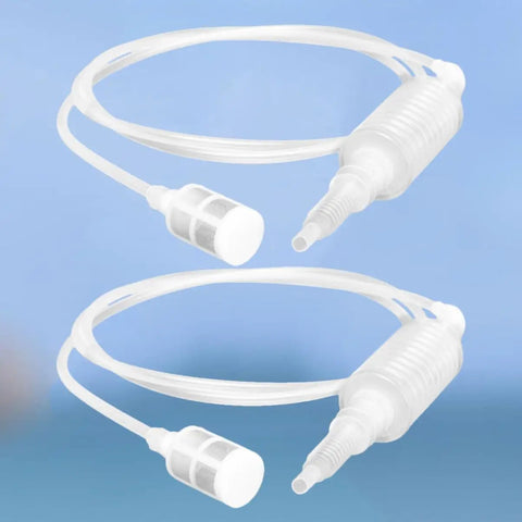 6 Pack Anti Blocking Front Screen Siphon Pump For Oil And Gas Emergency Transfer Portable Hand Pump For Gasoline Water And Other Liquids Ideal For Lawn Mowers Trimmers And Small Engines, white tube with filter