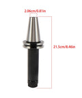 Super Cool Timunr CAT40-ER20 Tool Holder Set With 6 Inch Collet Chucks, 8.46-inch alloy holder for precise CNC jobs.