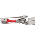 90 Degree Toggle Clamp Fastener with plastic cover handle, stainless steel build for home decor, machinery, welding, mold making