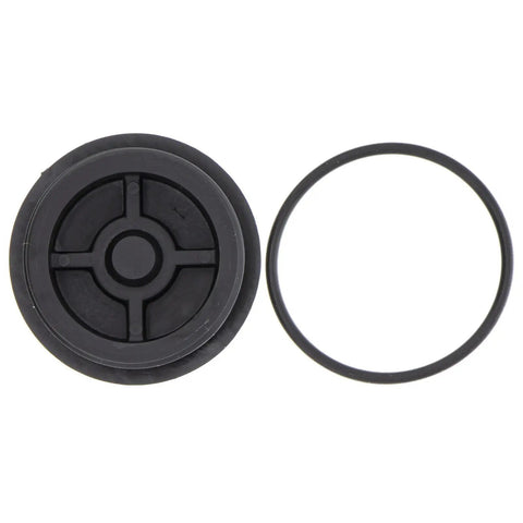 Upgrade Your Gear With This Brand New Lower Housing Oil Drain Plug Cap Kit TT-1A637094450 Featuring Tight Sealing Performance For XT1-GT54 Fab And XT2-GX54 Fab Equipment Units Zero Leakage And No Mods Needed Perfect Fit! black plastic drain plug cap and sealing ring