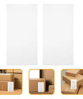 100 Pack White EPE Foam Pouches for Shipping Cushioning and Shockproof Packaging next to stacked boxes