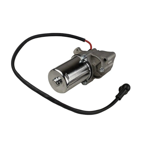 2-Bolt Lower Mount Starter Motor For 50cc To 125cc 4-Stroke ATVs, Dirt Bikes, Go Karts, Quads - Compact metallic starter with wiring