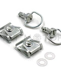 15mm Chrome Quick Release Motorcycle Fairing Bolts With Snappy Quarter Turn Action And Tight Grip Clips For Zero Hassle Panel Flip And Hard Core Street Riding Reliability, showing two pins and washers.