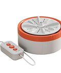 Portable Mini Washer With Usb Rechargeable Turbo Dual Wave System For Fast Laundry Cleansing No Sweat Cordless Design with control panel