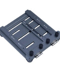 Top view of CNC Solder Paste Stencil Printer Kit With Dual-Sided PCB Fixture And Laser-Etched Scales, Tool-Free Clamping For SMT.