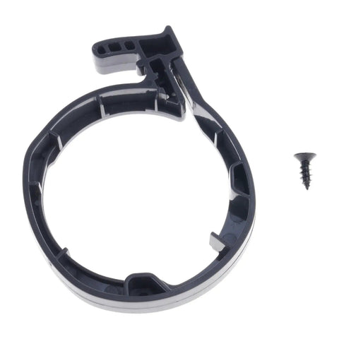 Electric Scooter Guard Rings Front Tube Replacement Kit Quick Install Round Rings Limit For Folding Scooters And Electric Skateboards Durable Alloy Black Replacement Part with screw
