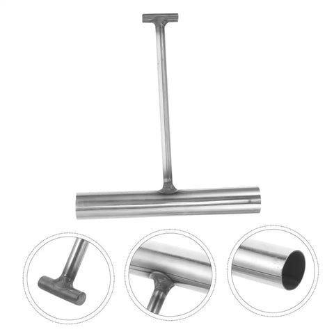 Pro Crew Heavy Duty Built Tough As Nails T Shaped Manhole Cover Hook 2 Pack Stainless Steel Drain Grate Lifter Tool For Storm Sewage Systems And Field Work