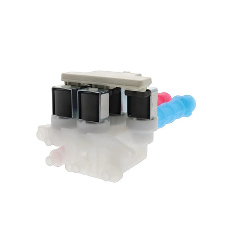 5304528029 Washing Machine Water Valve With 5 Solenoids, 120 Volt Inlet Valve For Electrolux Frigidaire Washers, Replacement Part Replacing AP7014477 5304514790 5304522534 PS16544354, Durable Inlet Valve For Leak Free Water Supply, white plastic and metal