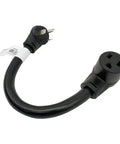 NEMA 10-50P To 6-50R Welder Adapter Cord 50 Amp 250V 6 AWG Copper Wire 1.5 Foot Heavy Duty Welding Cable