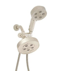 Neo Combination Multi Function Shower Head And Hand Shower In Brushed Nickel, High Flow Water, Anystream 360 Spray Modes, Easy Install