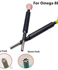 2PCS Precision Screwdriver Set for Watch Movement Rotor Repair Tools 8800 with three and seven fork tips for Omega 8800