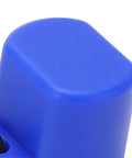 Close-up of a blue Threaded Rubber Scuba Tank Valve Cap Shield for Dust and Sand Protection, showing smooth surface and durable material.