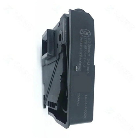 Delayed Door Lock Switch For Samsung Washing Machines Electronic Door Lock Assembly Replacement Washing Machine Parts Laundry Spare Component With Door Sensing And Timed Open Function Easy Install black plastic close-up
