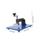 Adjustable Glass Circle Cutter Tool Kit For Glass And Mirror Manual Circle Cutting Tool With Sharp Cutter Head Pro Grade For Stained Glass Easy Grip Precise Circle Cutting Durable Replacement Blades, blue base, 15x20cm