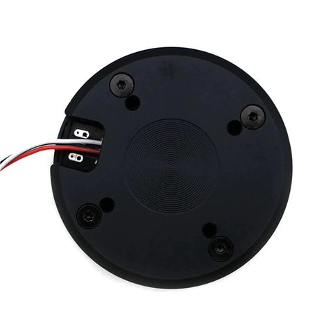 16V Miniature Brushless Servo Motor With Hollow Flat Pan Tilt Head for micro robotics, top view