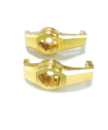 Heavy Duty Brass Front Hub Carriers For Trx4 1 10 Scale Rc Trucks With Adjustable Mounts, double piece view.