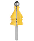 Heavy Duty Quarter Inch Shank Router Bit For Picture Frame Molding With Tough Alloy Blade, 1-3/8 In Diameter Cutter.
