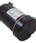 Centurion Pro 1.1HP Single Speed Motor 3450 RPM 115 To 230V 13.6 To 6.8 Amps C Face Flange housing and label close-up