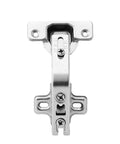 135 Degree Corner Folded Cabinet Door Hinge For Kitchen And Bathroom Silver Finish Adjustable Metal Hardware 1 Piece front view