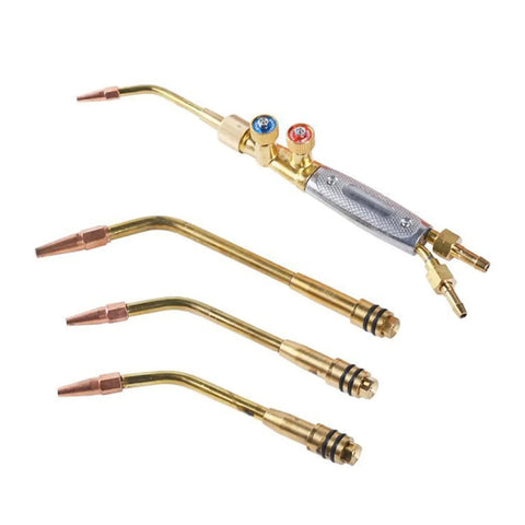 Cutting Torch And Welding Set For Demanding Cutting Brazing And Heating Tasks With 90 Degree Head Angles For Tight Spaces Separate Handle