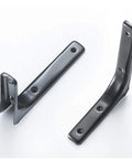 Gotta Have These Solid Flex L Shaped Shelf Brackets With Screws For Wall Mount Floating Shelves Heavy Duty Iron Corner Support.