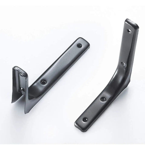 Gotta Have These Solid Flex L Shaped Shelf Brackets With Screws For Wall Mount Floating Shelves Heavy Duty Iron Corner Support.