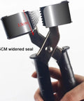 Heavy Duty Heat Sealer Machine With Adjustable Temp Control And Safety Bracket For Secure Bag sealing Across Various Materials Including 200MM Width For Home And Kitchen Use, 1.5CM wide sealing area.