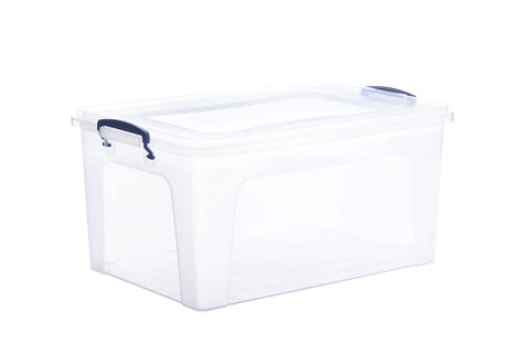Stackable Clear Storage Boxes With Lids Heavy Duty Plastic Bins To Kick Clutter To The Curb For Home Office Dorm Setup Bpa Free Large Crate Containers That Are A Total Game Changer At 28 Quart 12 Pack