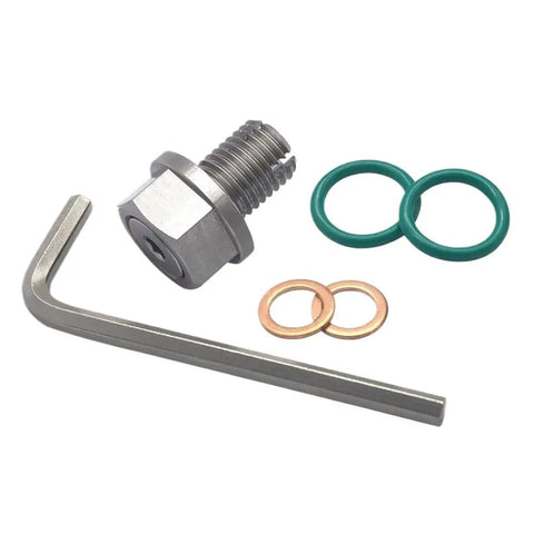 Heavy Duty Stainless Steel Oil Pan Drain Plug Repair Kit M12x1.5 Self Tapping With O Ring For Your Car To Stop Leaks And Fix Thread Damage Fast, with Allen key and seals